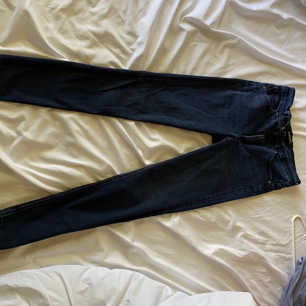 Denim legging high rise jeans